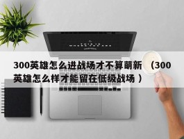 300英雄怎么进战场才不算萌新 （300英雄怎么样才能留在低级战场 ）