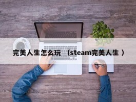 完美人生怎么玩 （steam完美人生 ）