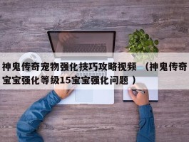 神鬼传奇宠物强化技巧攻略视频 （神鬼传奇宝宝强化等级15宝宝强化问题 ）