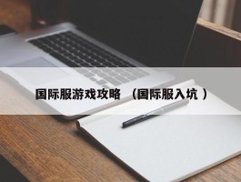 国际服游戏攻略 （国际服入坑 ）