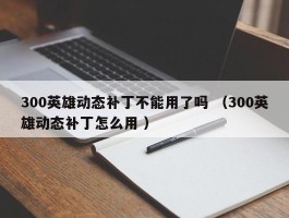 300英雄动态补丁不能用了吗 （300英雄动态补丁怎么用 ）