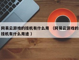 网易云游戏的挂机有什么用 （网易云游戏的挂机有什么用途 ）