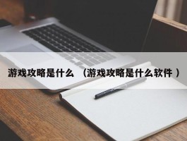 游戏攻略是什么 （游戏攻略是什么软件 ）