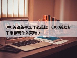 300英雄新手选什么英雄 （300英雄新手推荐玩什么英雄 ）