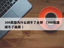 300英雄为什么调不了全屏 （300英雄调不了画质 ）