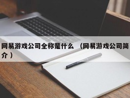 网易游戏公司全称是什么 （网易游戏公司简介 ）