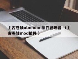 上古卷轴olminion插件管理器 （上古卷轴mod插件 ）